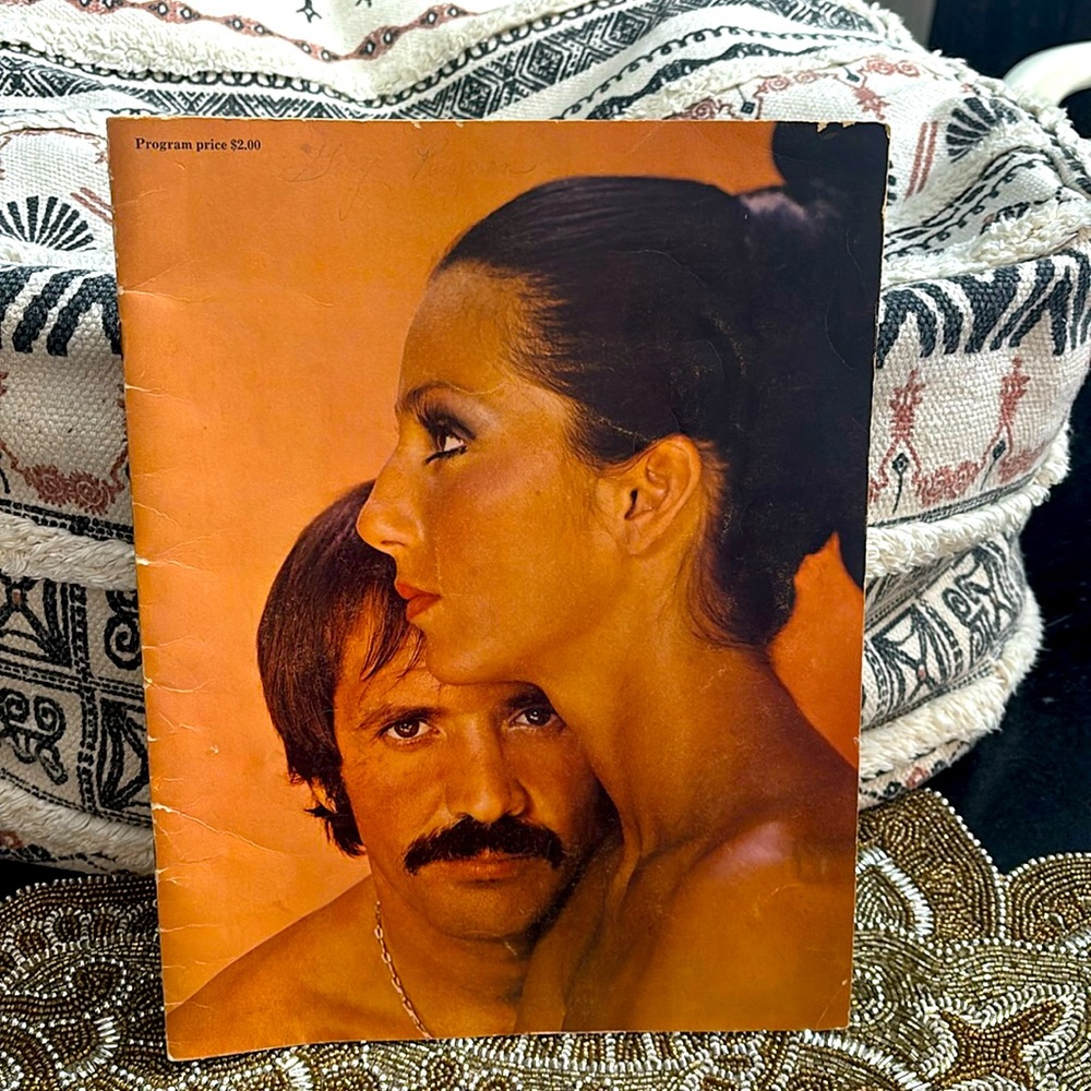 Vintage program from Sonny and Cher concert June 2, 1973